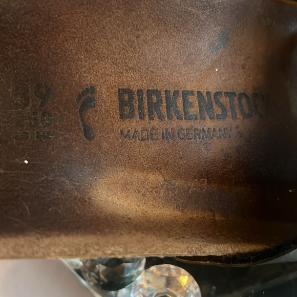 Birkenstock Black and Brown Sandals size 39  size 8 - Picture 4 of 6